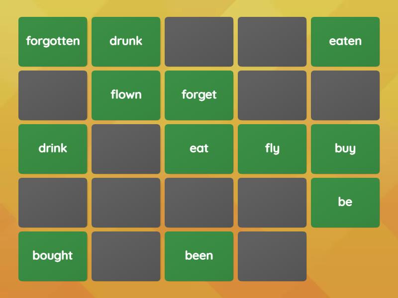 past-participle-verbs-matching-pairs