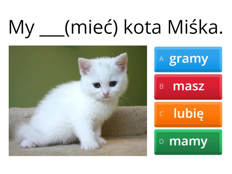 Sprawdzian Z Czarowanie Słowem Kl 6 Czasowniki czasowniki - Quiz
