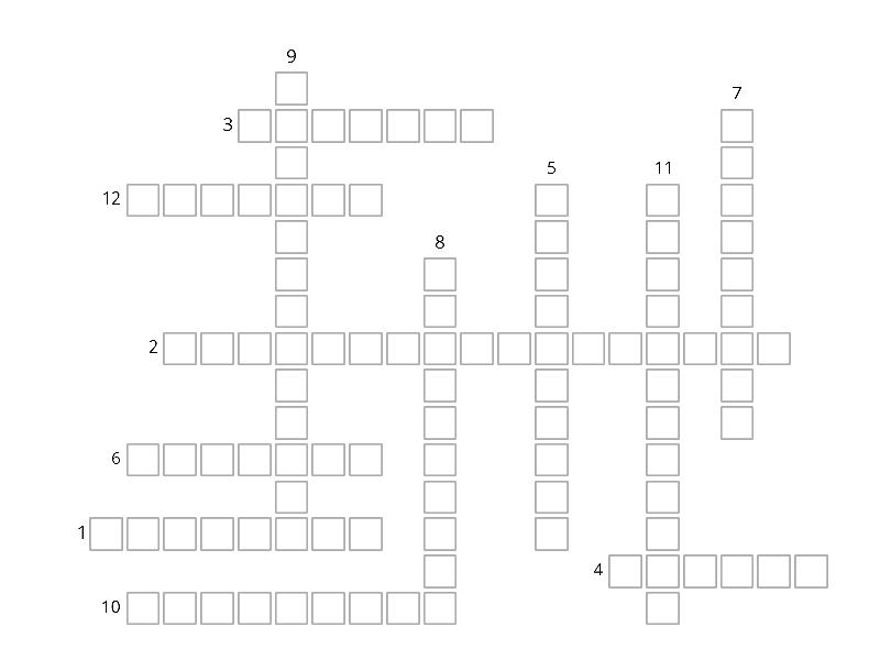 Stormaktstiden - Begrepp 2 Korsord - Crossword