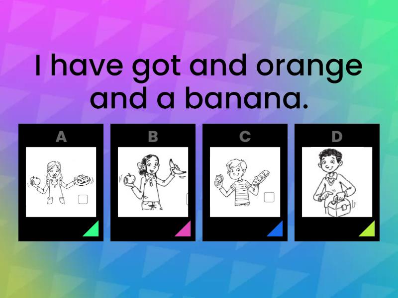 Family and Friends 1 Unit 9 (workbook) - Quiz