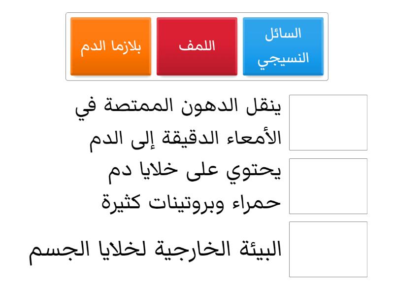 السائل النسيجي - Match up