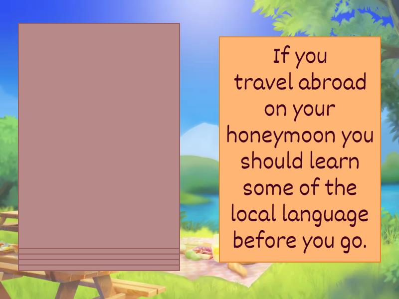 Travel - Speaking cards