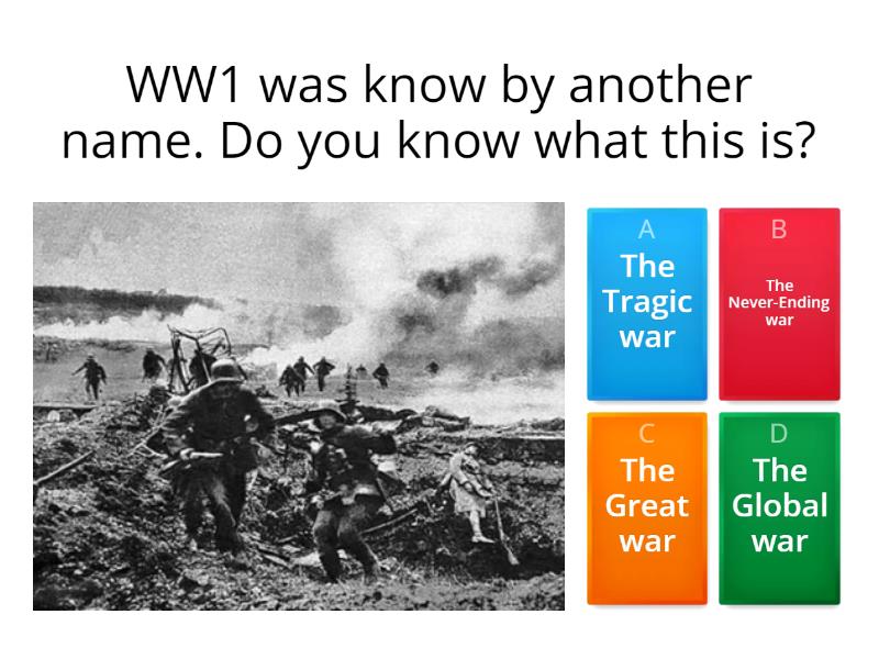Ww1 practice quiz