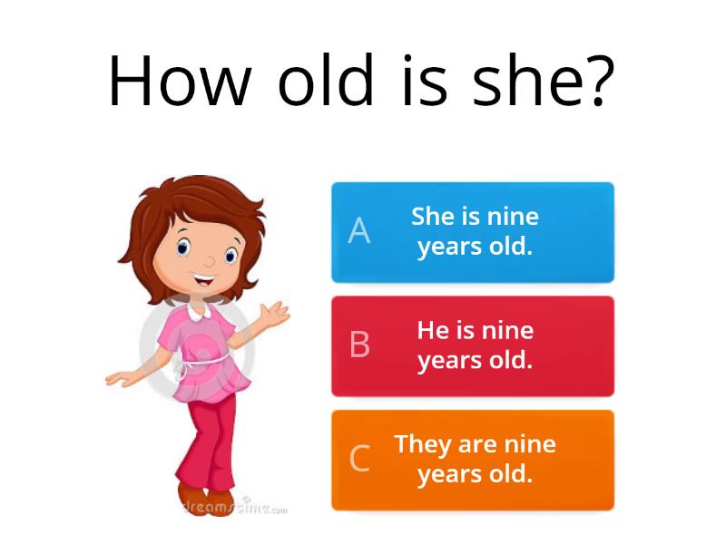 We Can 1 How Old Are You? - Quiz