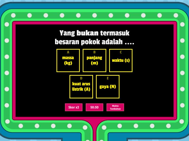 QUIZ "ZAT DAN PERUBAHANNYA" - Gameshow Quiz