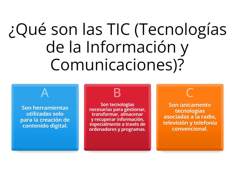 Las Tic Desde Una Perspectiva Social Quiz