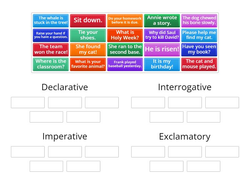 sentence-types-group-sort