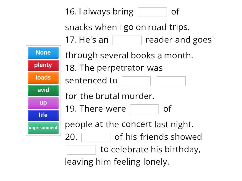 Roadmap B2+ 5B Crime scene Vocab practice - Missing word