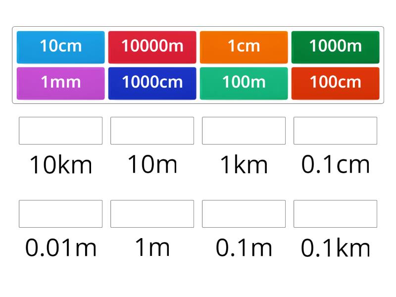 Metric measurement - Match up