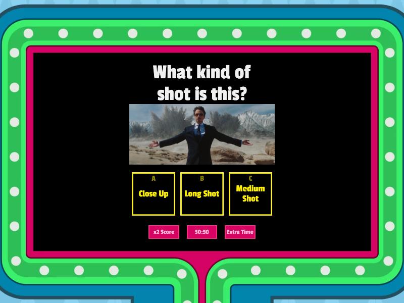 Camera Shots Quiz ER Gameshow quiz