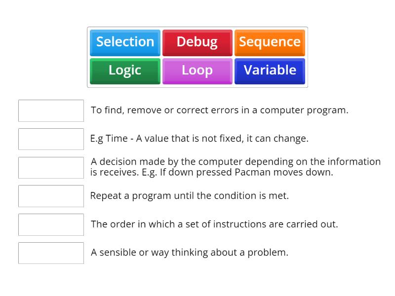 Scratch programming - Match up