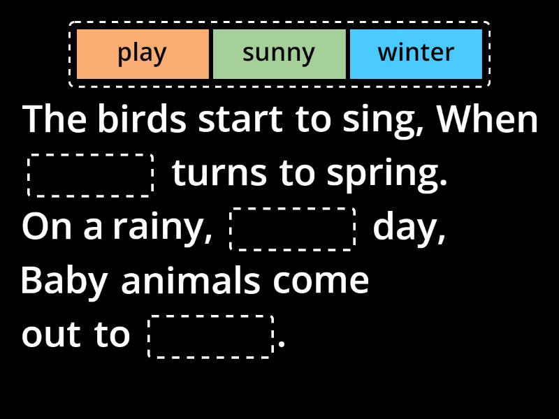 Academy Stars 2 Unit 7 Song - Complete the sentence