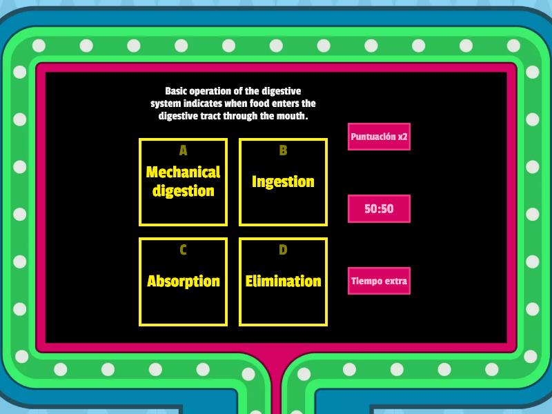 Biology Stage 2 questions (Team 2) - Gameshow quiz