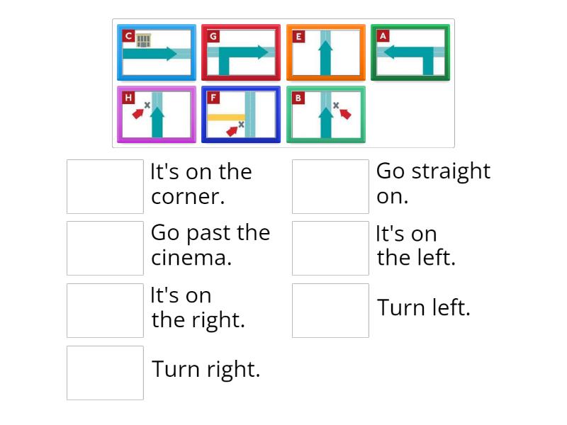 Giving directions - Match up