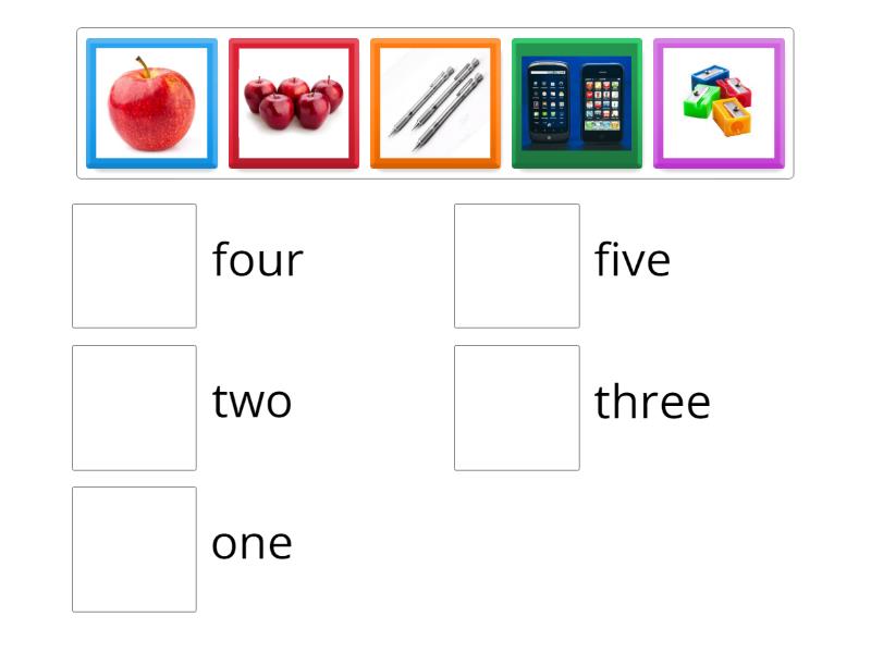 Matching 1- 4 - Match up