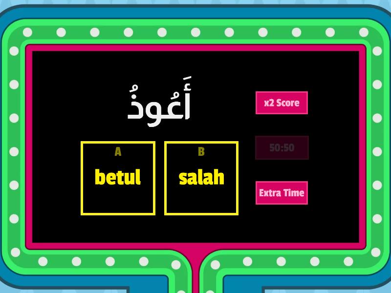 Betul Atau Salah - Gameshow Quiz