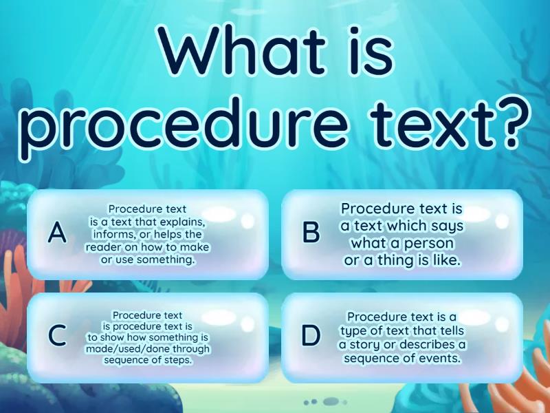 procedure-text-quiz