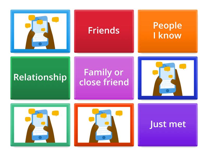 Texting Boundaries - Flip tiles