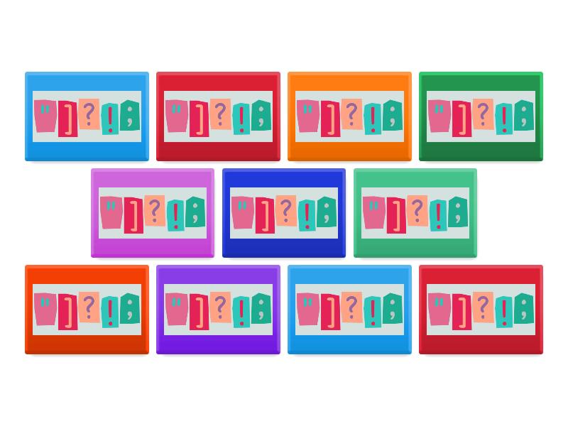 Punctuation Marks - Flip tiles