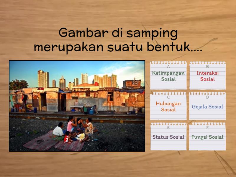 Soal Ketimpangan Sosial - Quiz