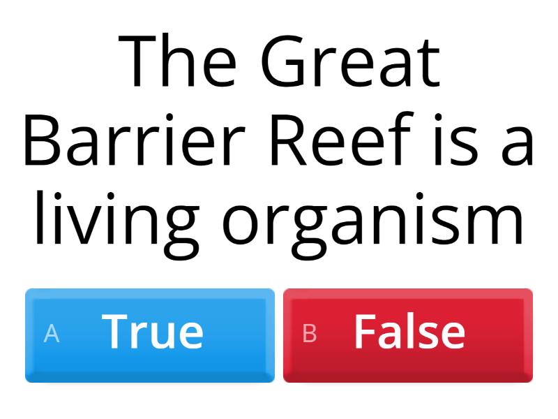 Great Barrier Reef - Quiz