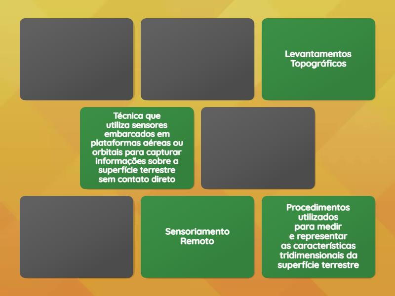 Introdução Ao Geoprocessamento - Matching Pairs