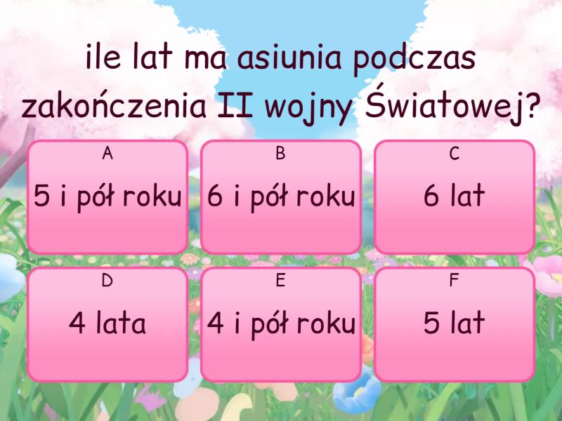 Test Wiedzy O Lekturze Mały Książe wiedzy o lekturze ,,Asiunia'' - Test