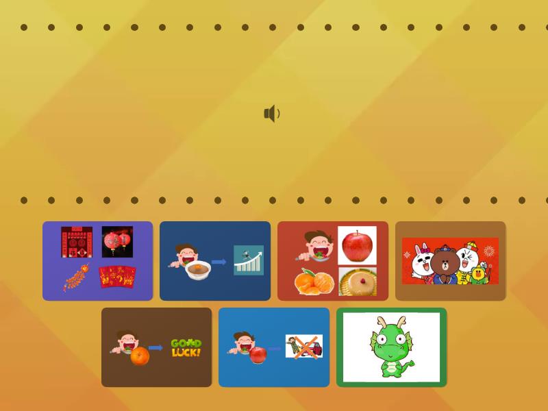 Lunar New Year Text Find the match