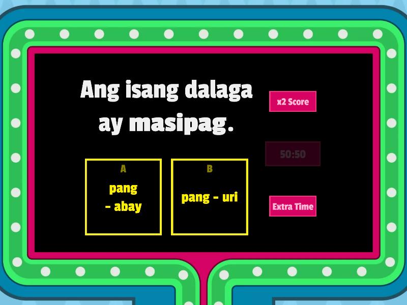 Pang - Abay At Pang - Uri - Gameshow Quiz