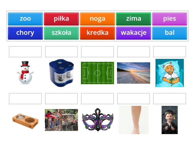 Dopasuj elementy - Match up