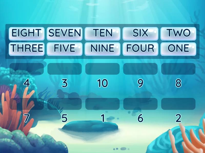 NUMBERS PRACTICE - Une las parejas