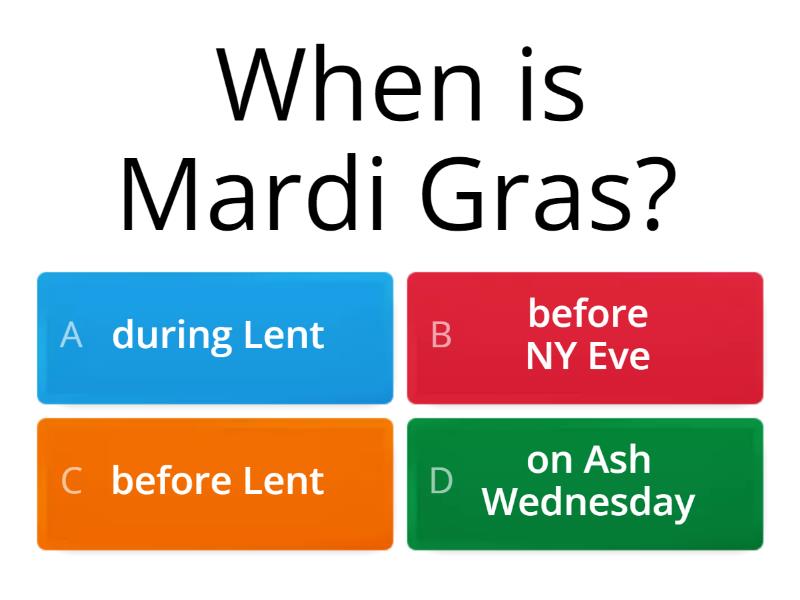 mardi gras quiz