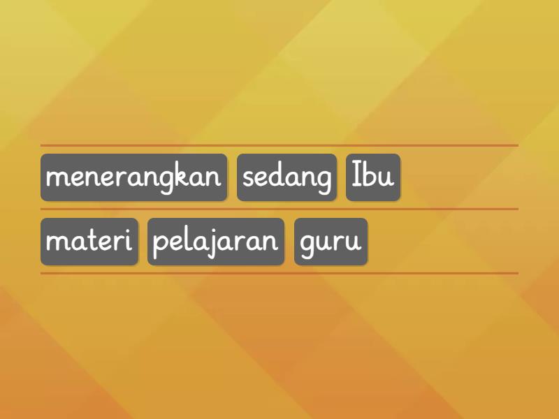 Pembelajaran Mengurutkan Kata Bahasa Indonesia Kelas 2 SD - Benarkan ...