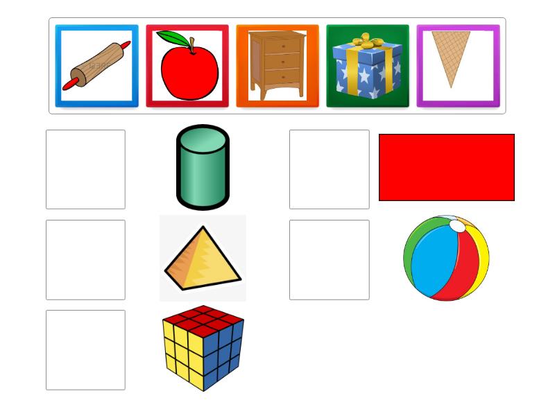 Geometrijski Oblici I Likovi Match Up