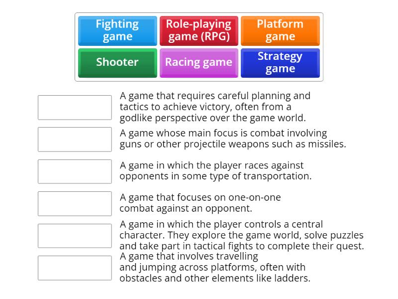 Game types - Une las parejas