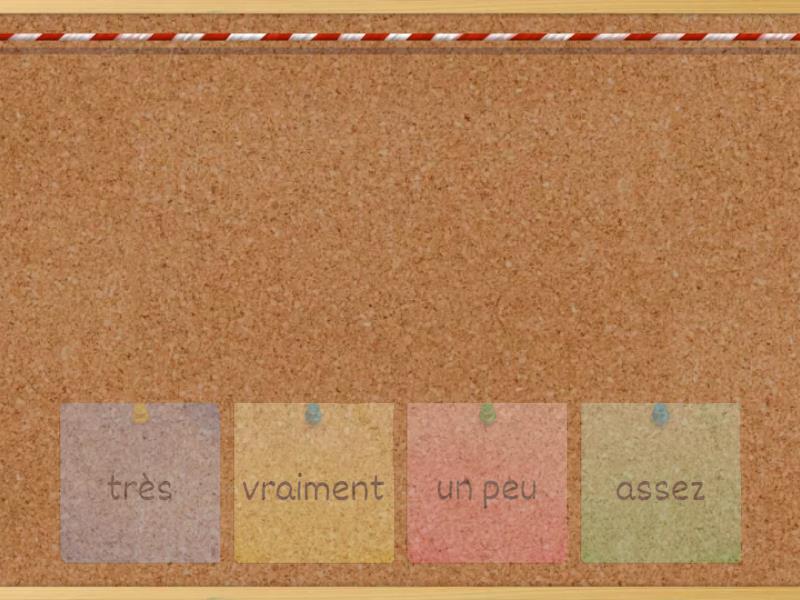 Using intensifiers - Find the match