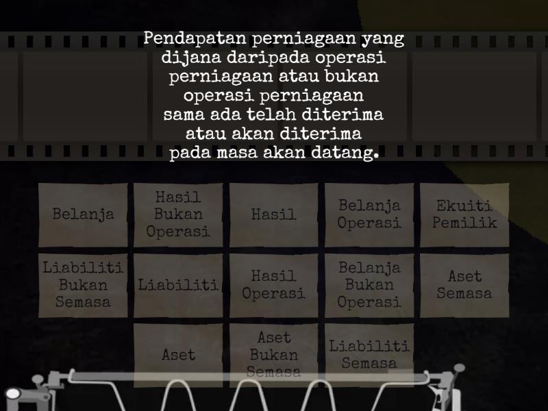 ITEM SETIAP KOMPONEN AKAUN PERDAGANGAN DAN UNTUNG RUGI DAN PENYATA ...