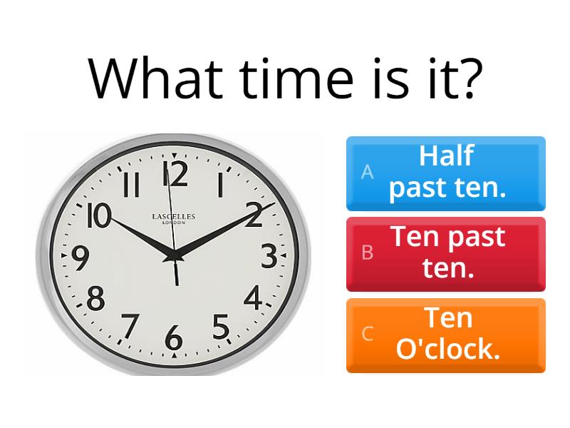 Clock game! - Quiz