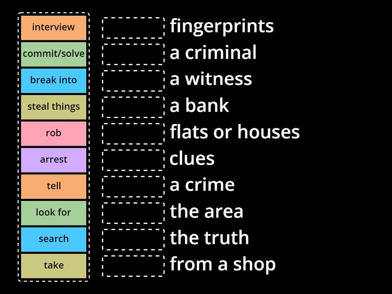 Wider world 3 Unit 8 Revision Word friends - Match up