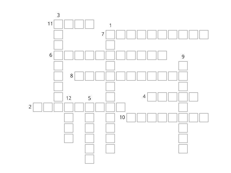 Krzyzowka - Crossword