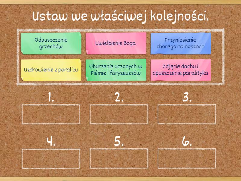 Temat 3 Czy Warto Wierzyć Uzdrowienie Paralityka Ustaw W Kolejności 0658