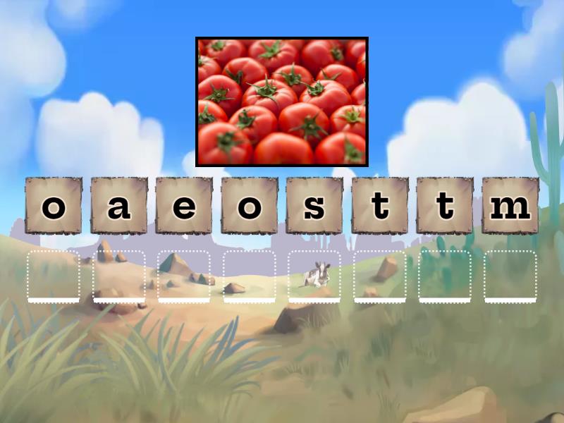 Vegetables Anagram
