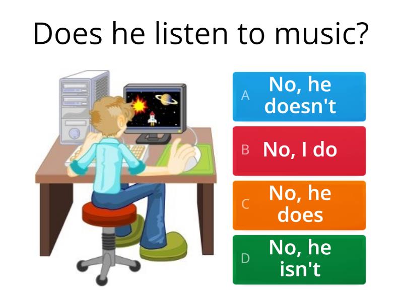 Do/does questions and answers - Quiz
