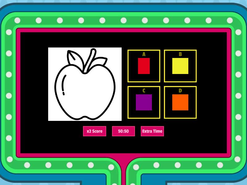 Relacionar Los Colores Con La Fruta Concurso De Preguntas