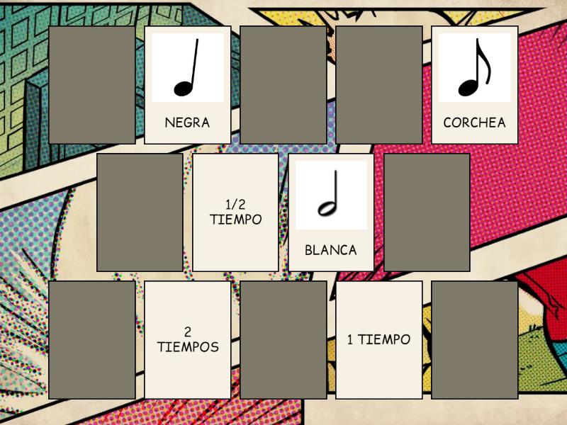 DURACIÓN DE FIGURAS - Matching pairs