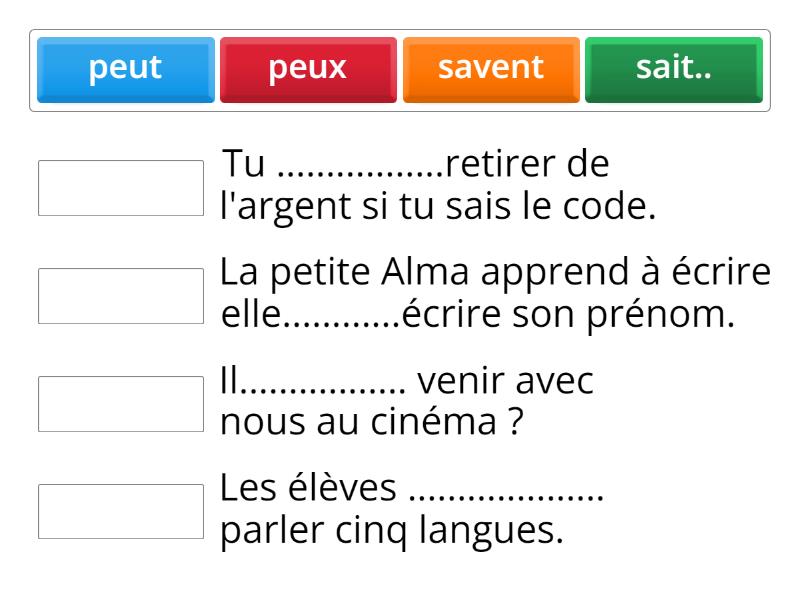 Exercice 6B - Match up