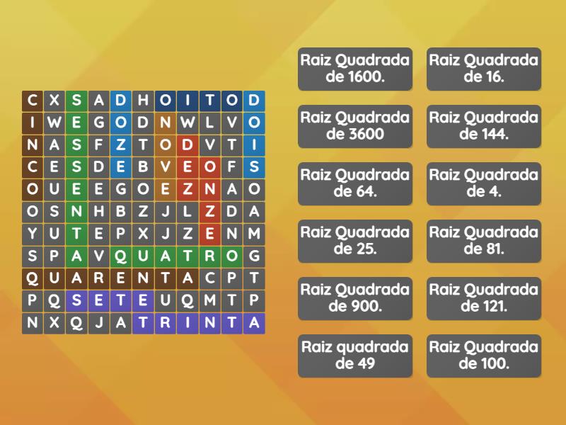 raiz-quadrada-6-ano-wordsearch