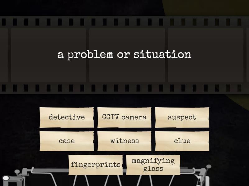 Solving crimes - Find the match