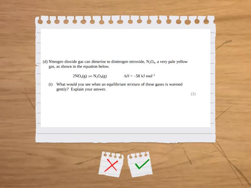 Equilibrium + rates Flash cards