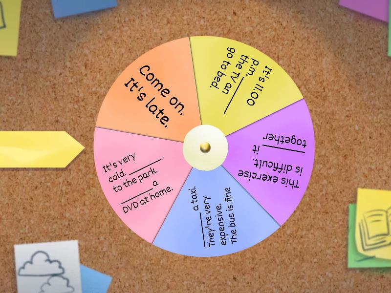 English File Elementary 2C Grammar Let's - Spin the wheel